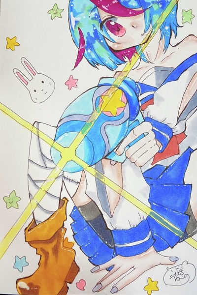 オリジナル手描きイラスト ばーん！！