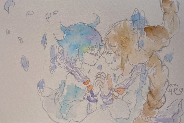 オリジナルイラスト  もういないなんてやだよ