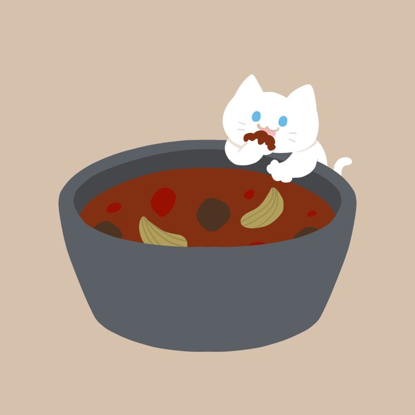 ねことビーフシチュー