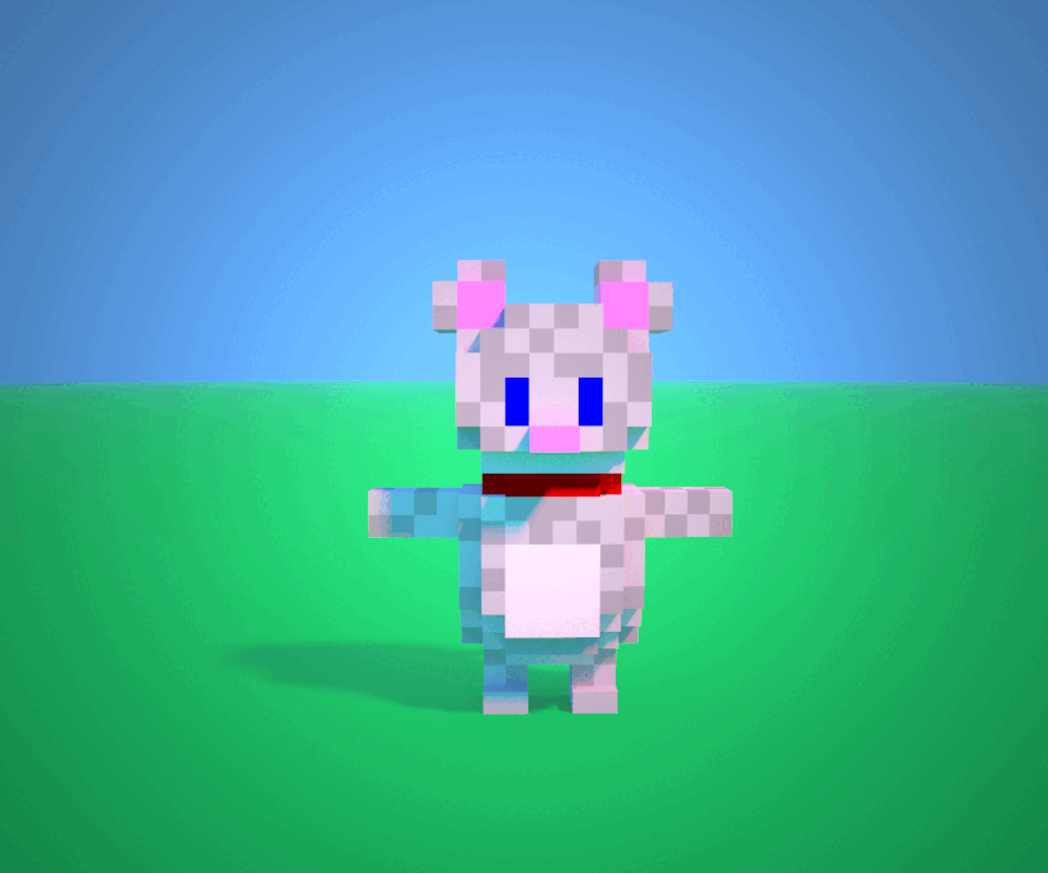 Voxel Landのnft Adam Bygmo