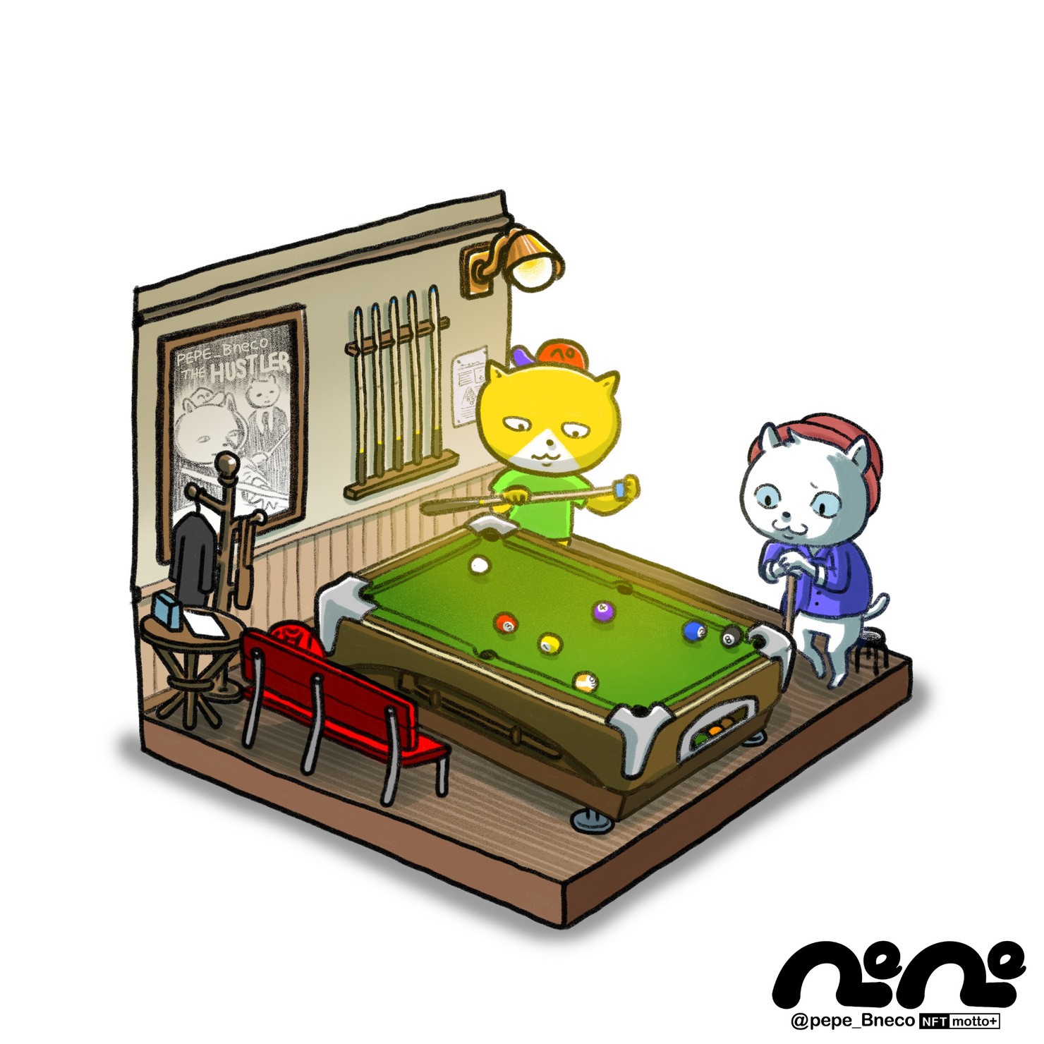 箱庭 POOL（Nine-ball）。