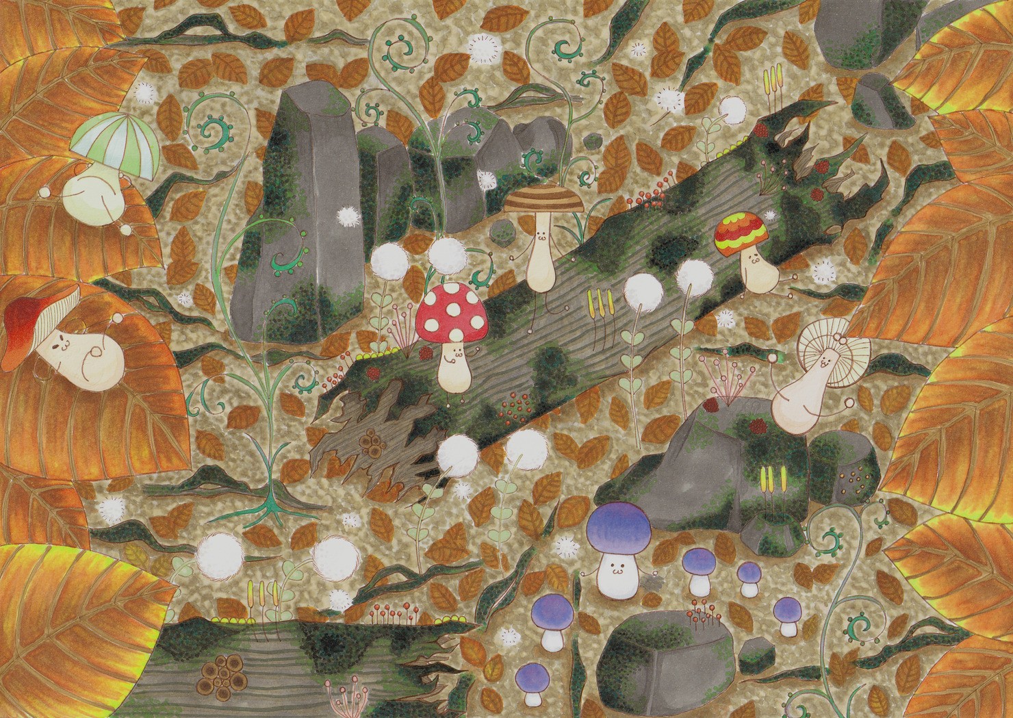 きのこの妖精の森