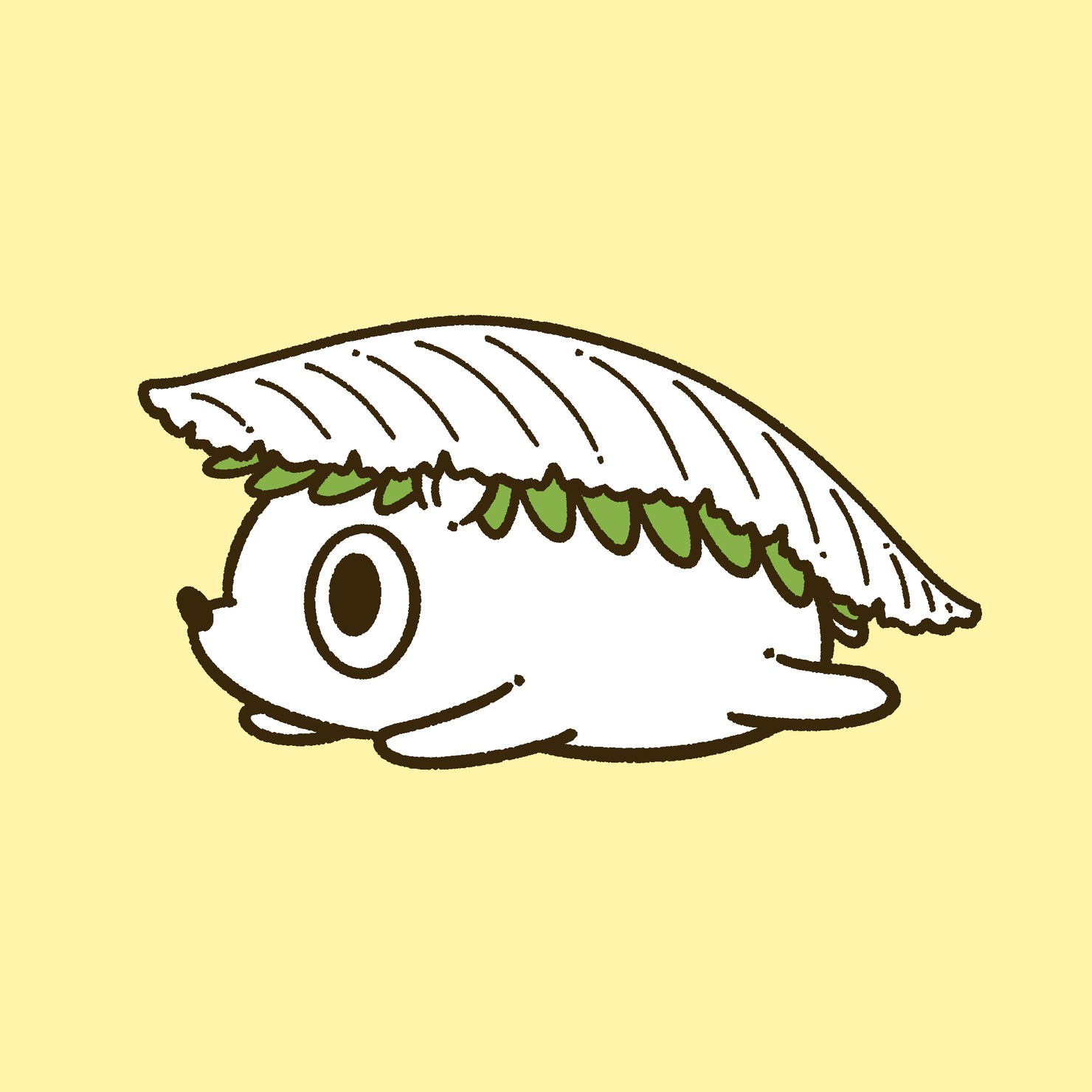 【寿司のシャリネズミ】 エンガワ