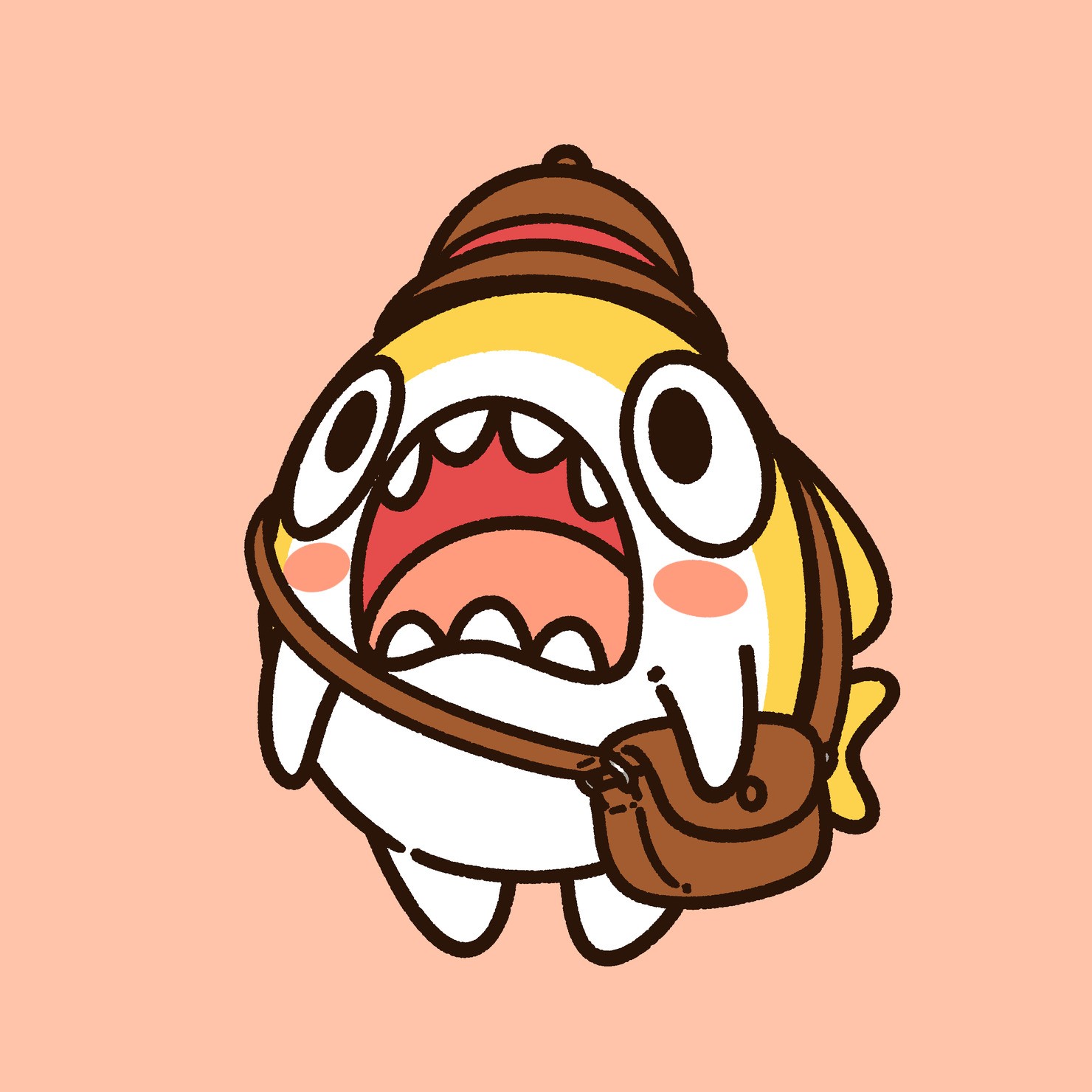 【ちいさめコレクション】 お出かけちいさめ（黄）