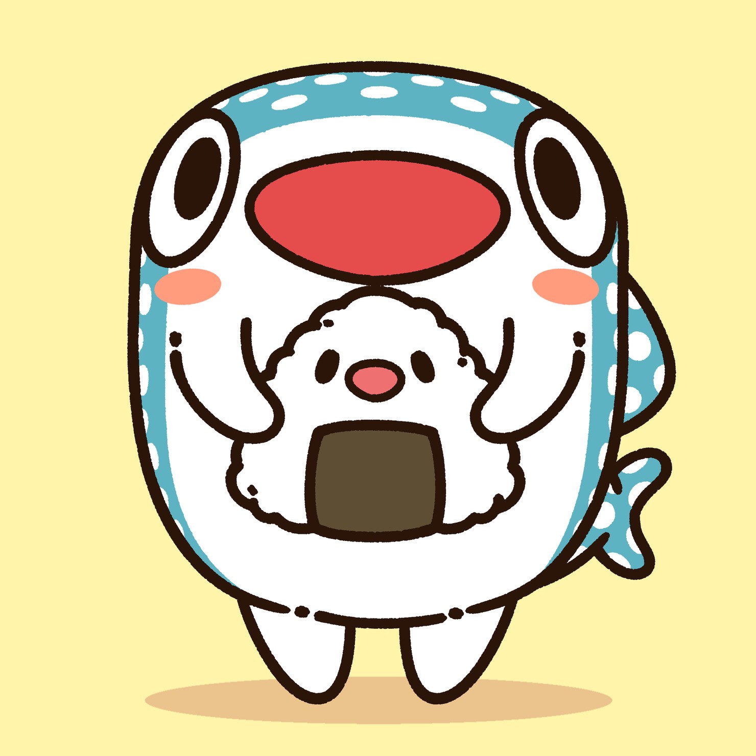 【ちいさめスナップ】 #8 おにぎりぬいとじんべえ #74/100