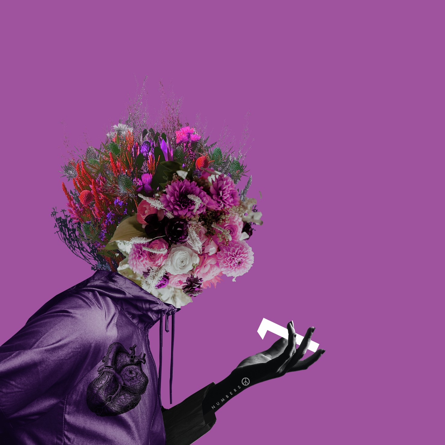 Crypto Flower Head / Number 1