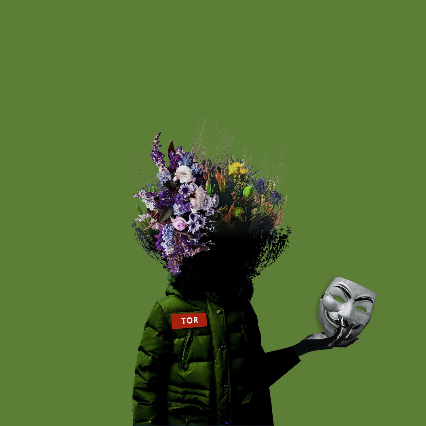 Crypto Flower Head / Mask