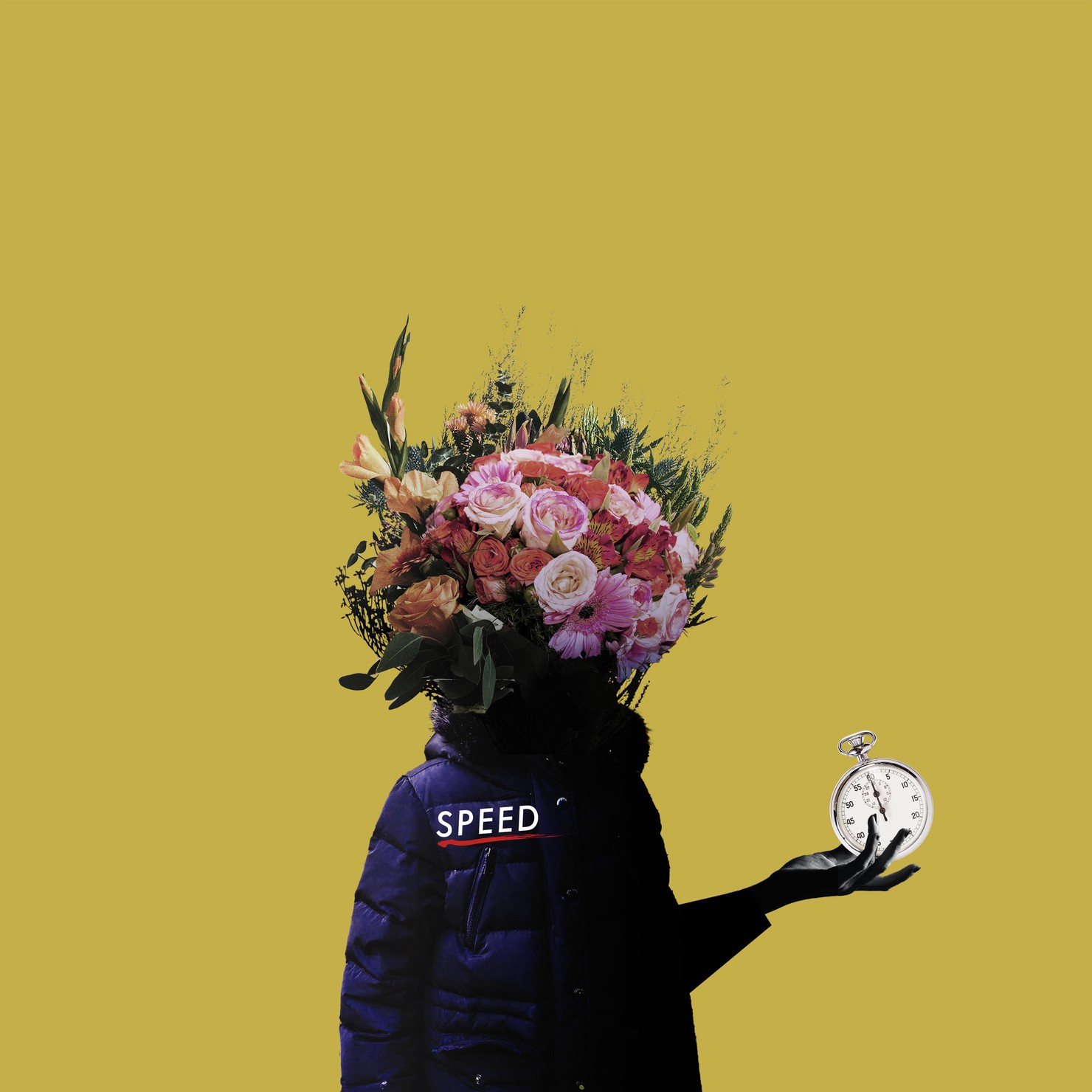 Crypto Flower Head / Stopwatch #10/10