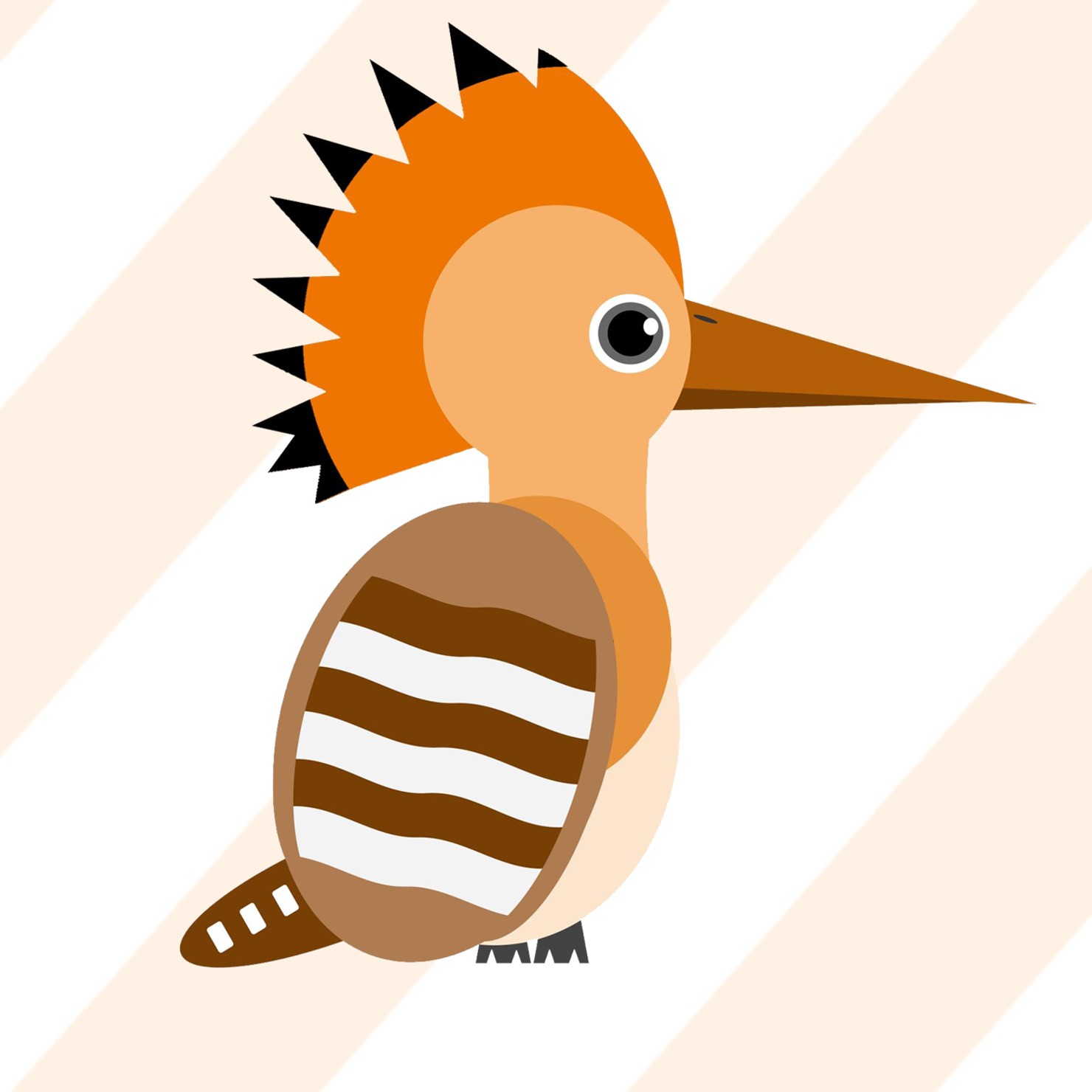 ヤツガシラ 【Eurasian Hoopoe】 #1/10