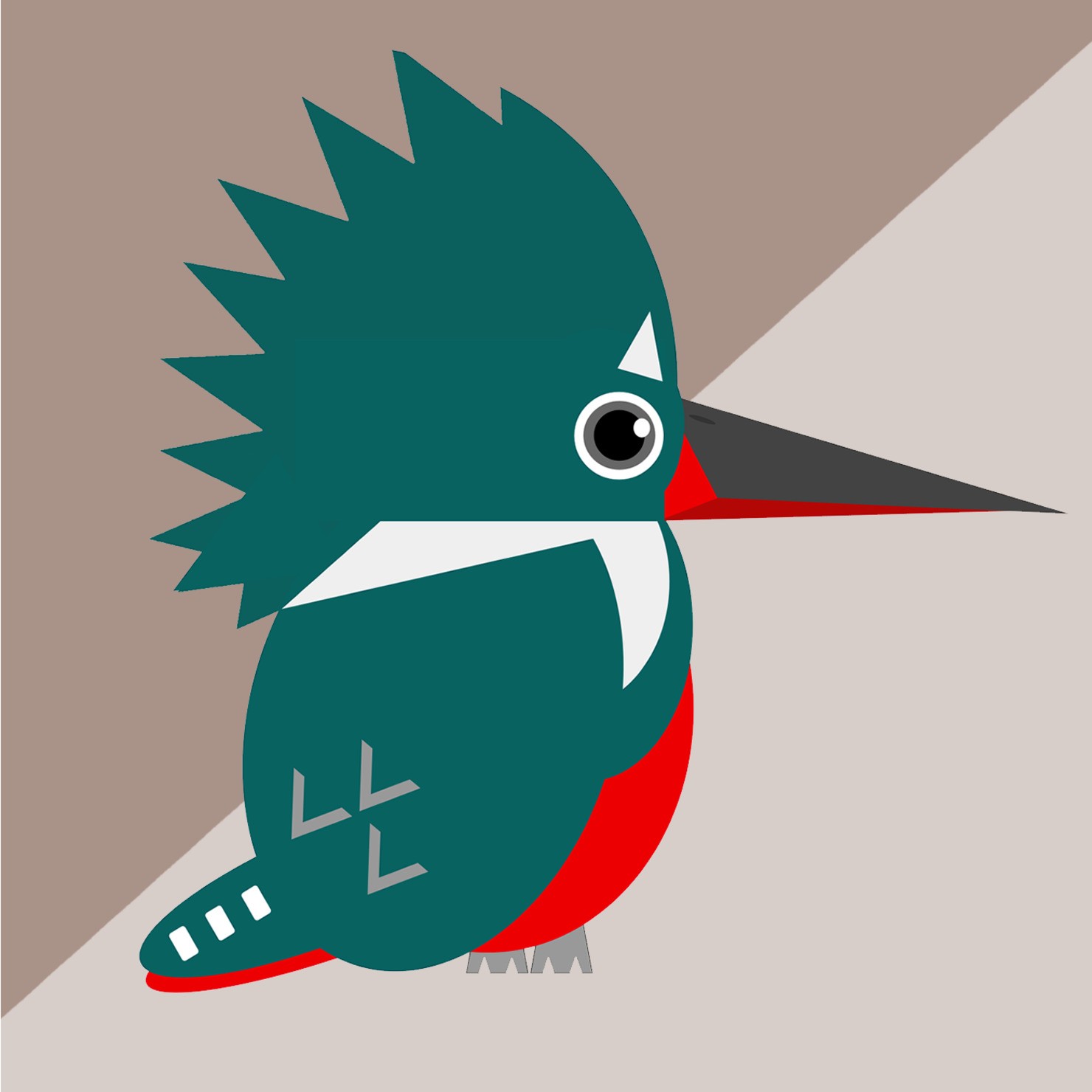 ヤマセミ 限定色 【Crested Kingfisher】 Limited Color #022