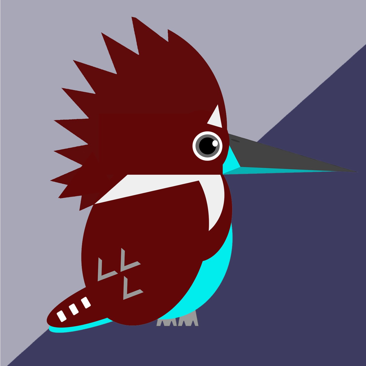 ヤマセミ 限定色 【Crested Kingfisher】 Limited Color #025