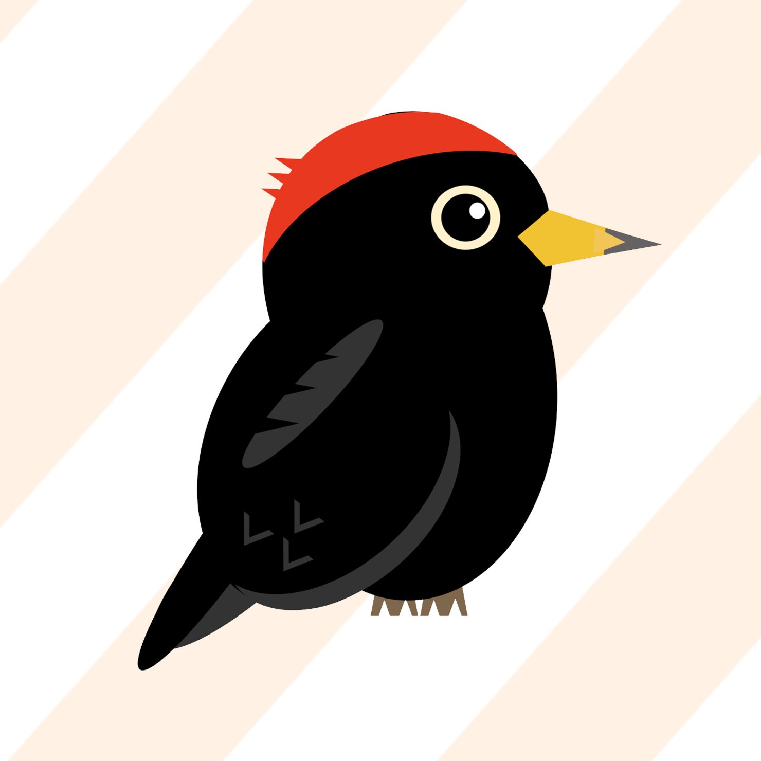 クマゲラ 【Black woodpecker】 #1/10