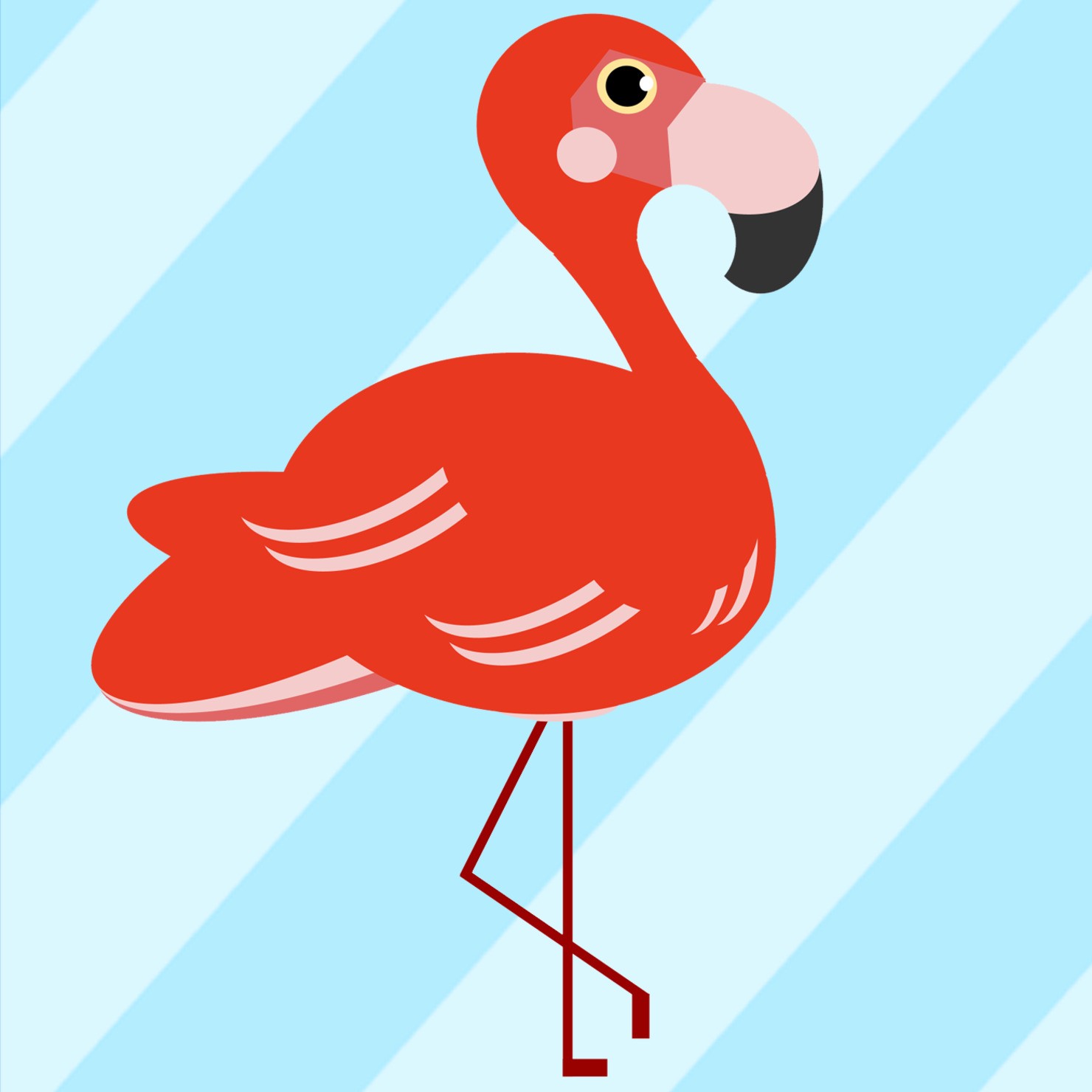 ベニイロフラミンゴ 【American Flamingo】 #1/10 - カメラ塾