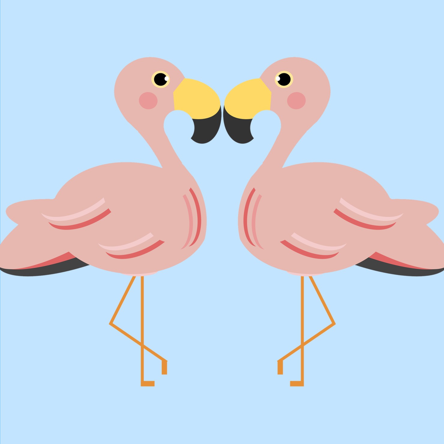 ハートのフラミンゴ 02 【flamingo】 #2/2 - カメラ塾【JimaTube