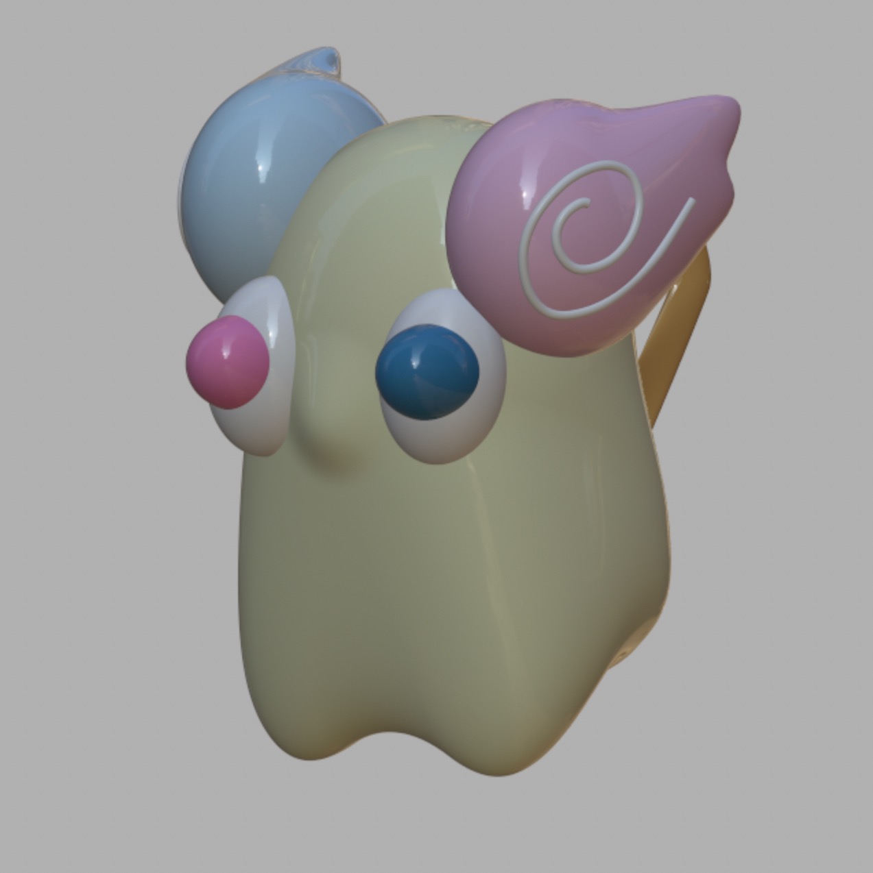 3D くりくりちゃん #1/2