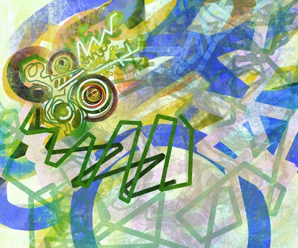 辰年　グリーン、マーブルバージョン