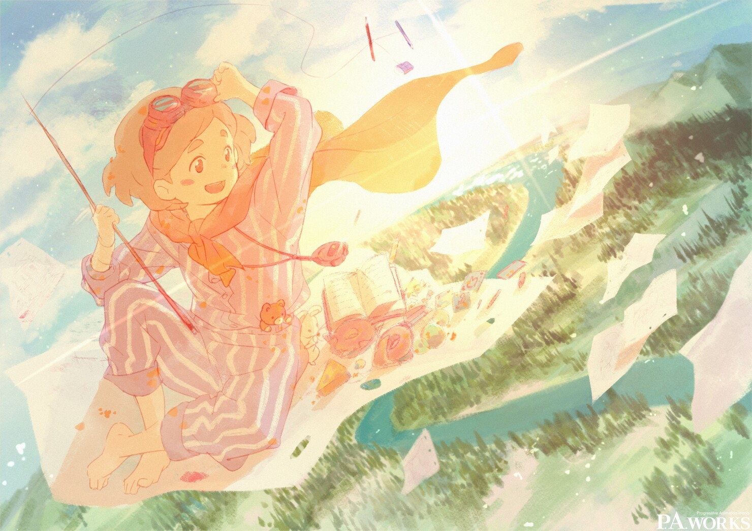 【P.A.WORKS】ふももちゃん 2ndアニバーサリーイラスト #92/300