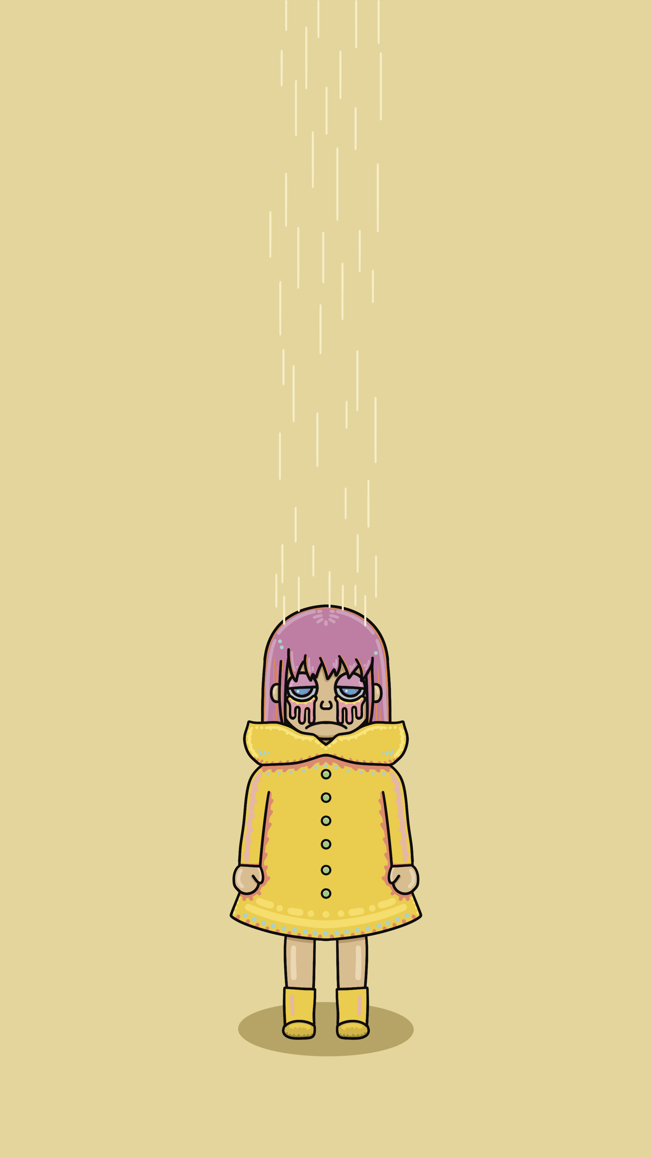 Weep| Rain and a Girl #014 #6/100