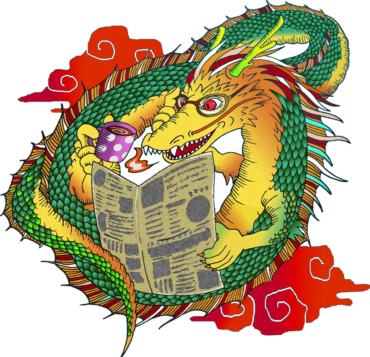 DRAGON＆NEWSPAPER #1/10