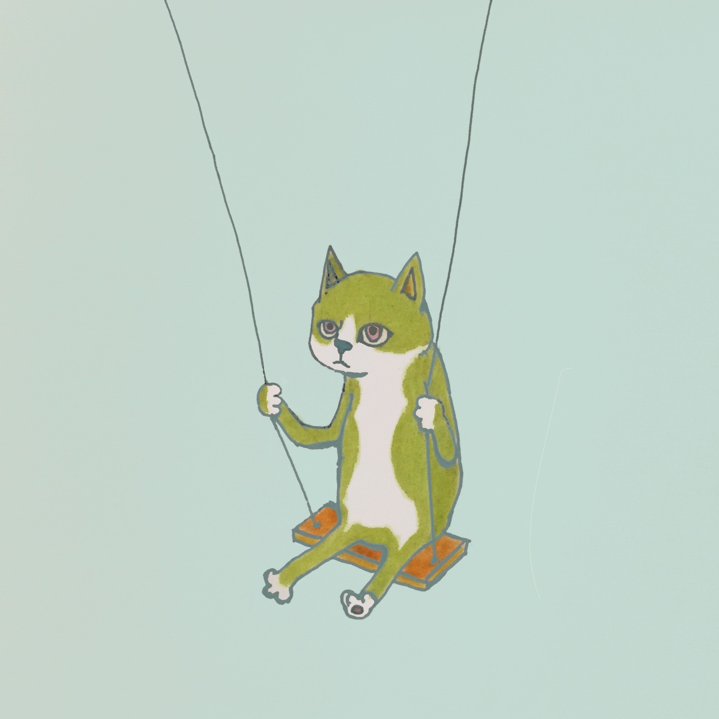 ブランコ×ねこ No.2 #1/3