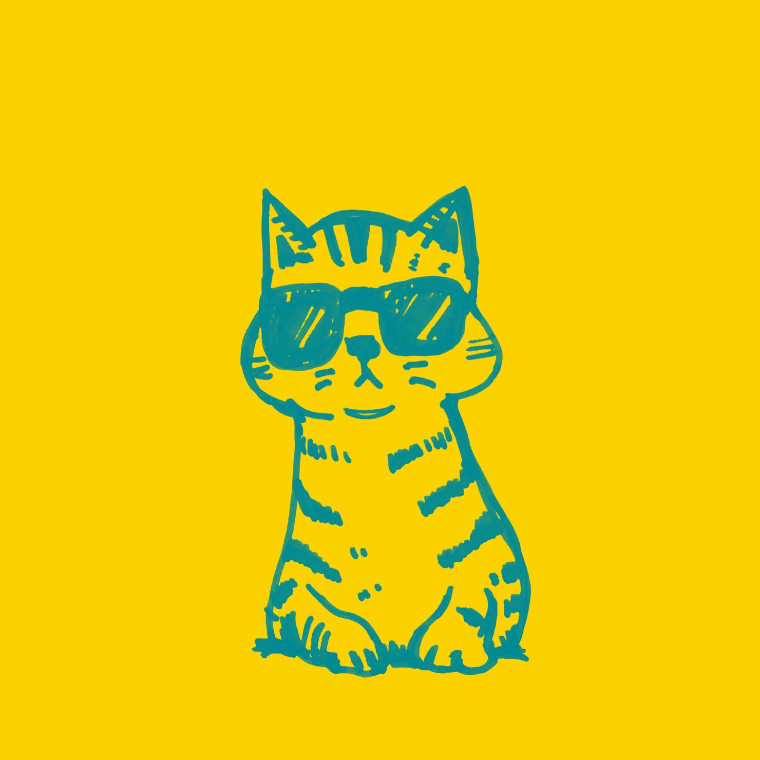 サングラス ねこ No 3 17 24 ねおん 248 のnft Adam Bygmo