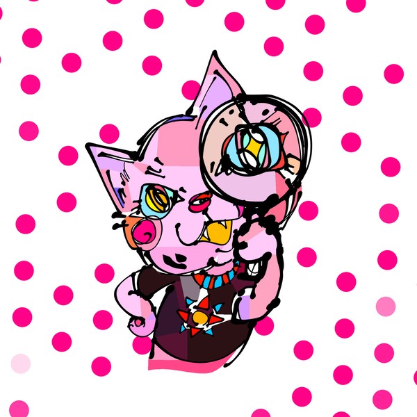 虫眼鏡×ねこ No.1 #1/7