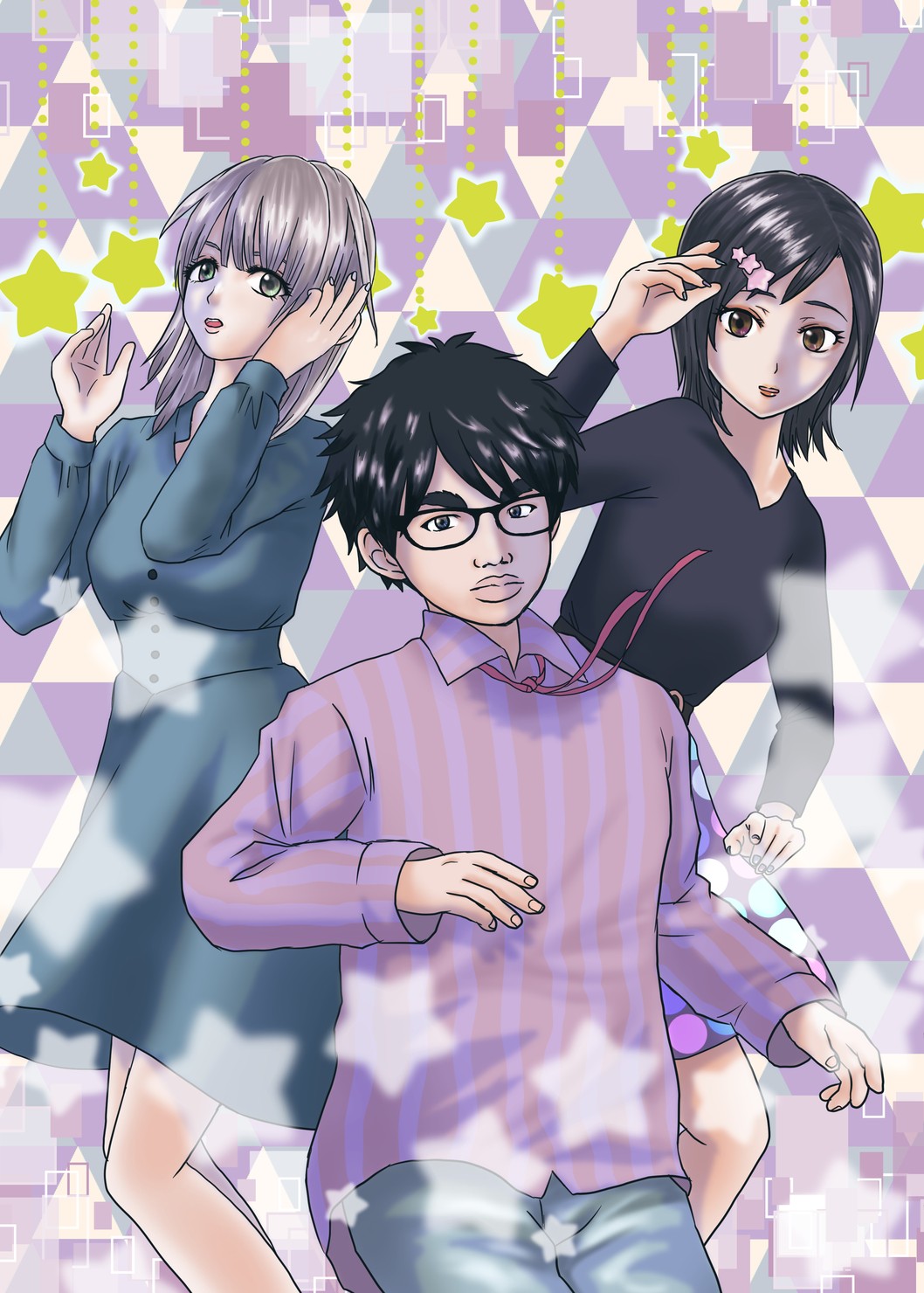 棗路キウイ『blue teen 1 出版記念カラーイラスト』