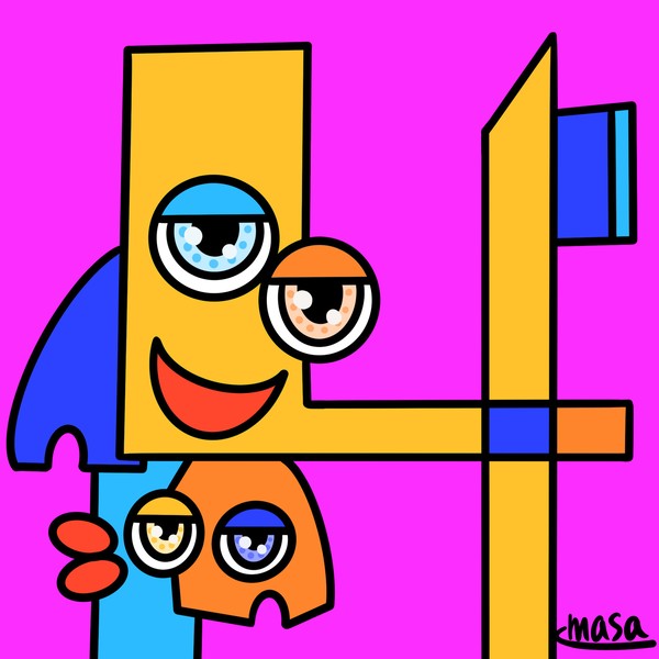 キュビズムアート#024