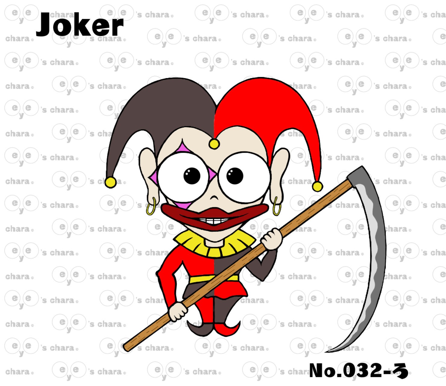 eye's chara No.032 【Joker】 #42/88 - eye's charaのNFT | Adam byGMO