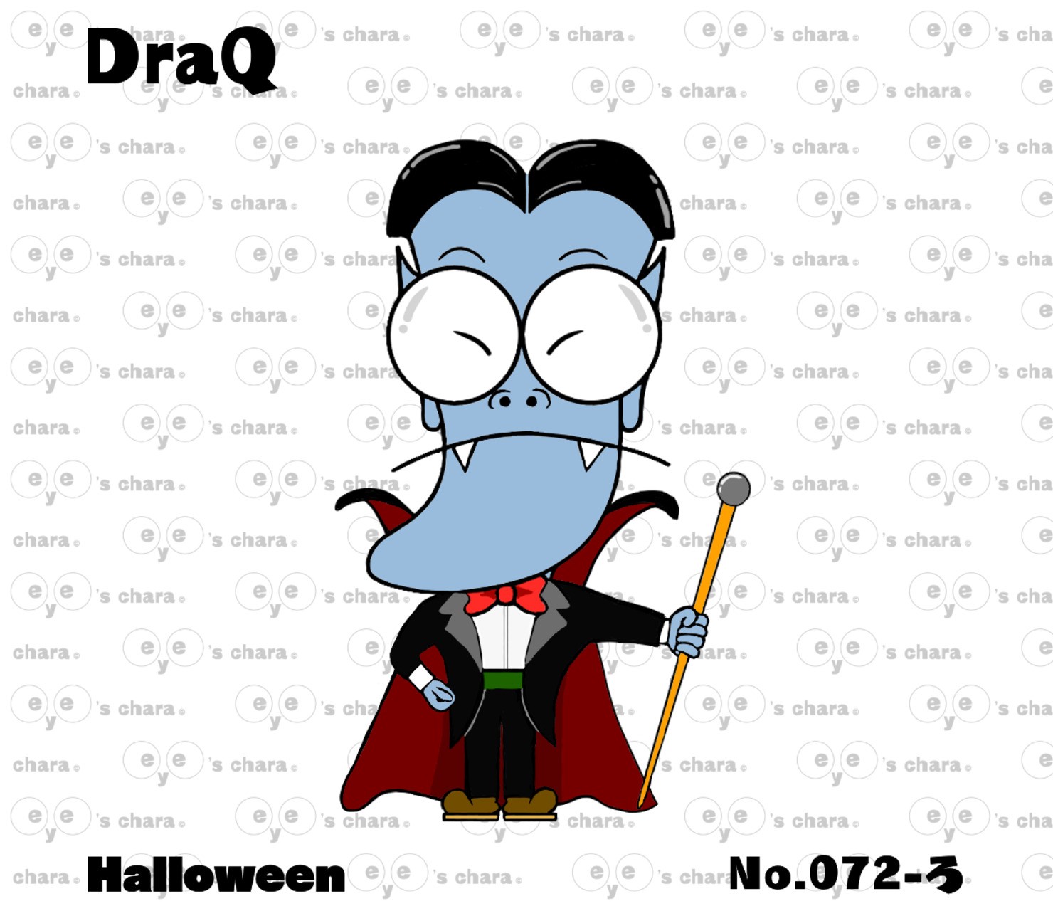 eye's chara No.072 【DraQ】feat. Halloween #1/88