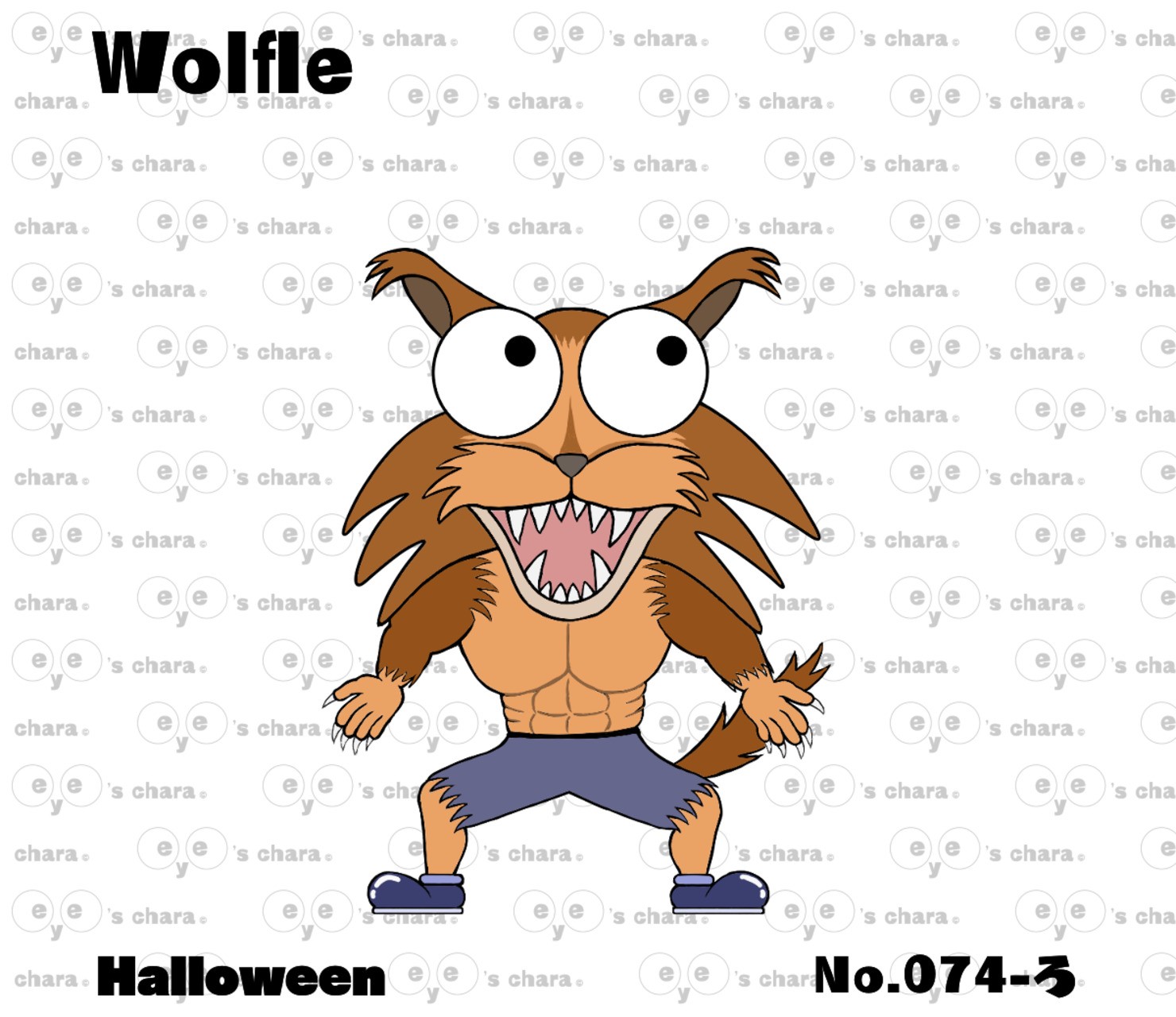eye's chara No.074 【Wolfle】feat. Halloween #1/88