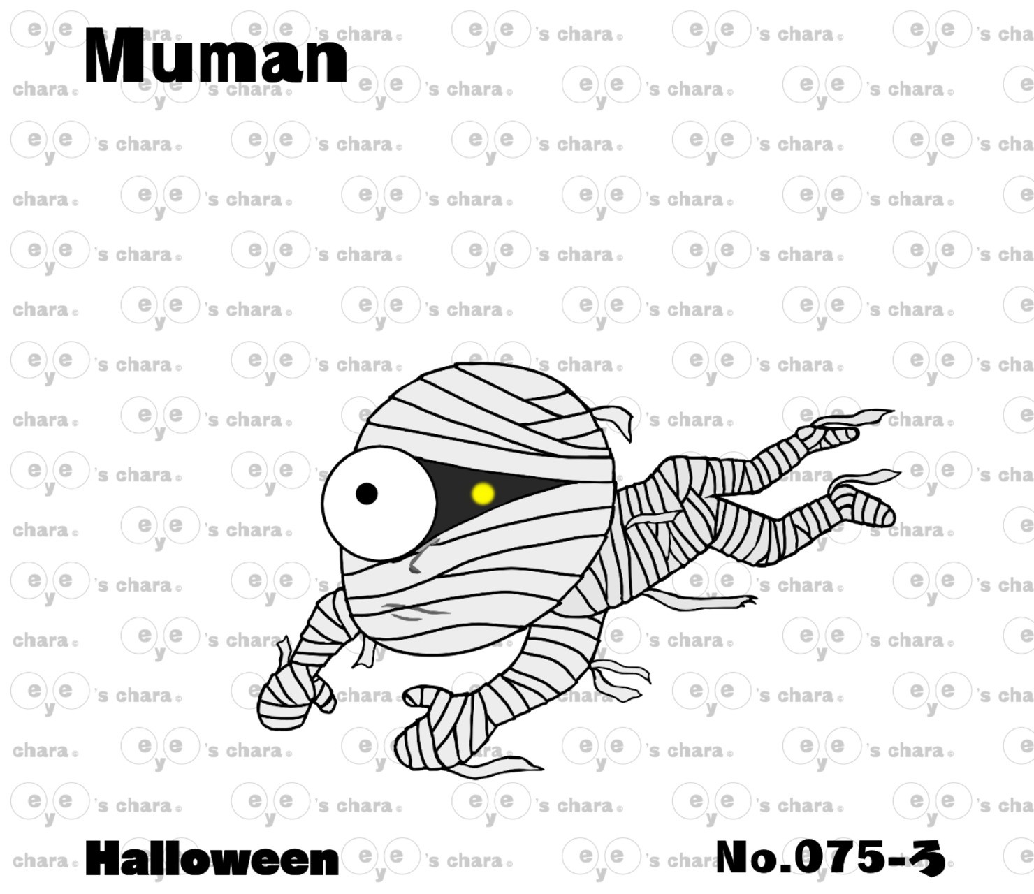 eye's chara No.075 【Muman】feat. Halloween #1/88