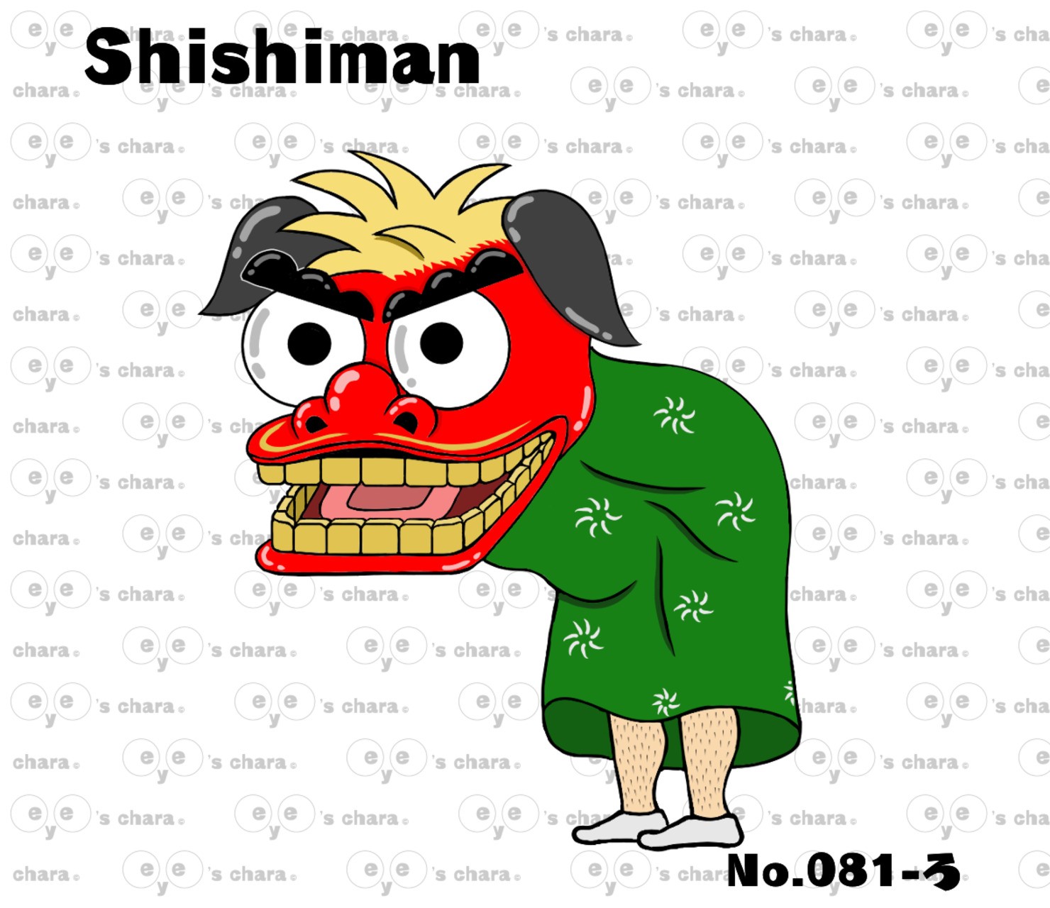 eye's chara No.081 【Shishiman】 #1/88