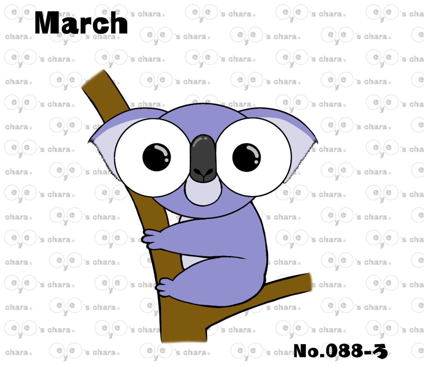 eye's chara No.088 【March】 #1/88