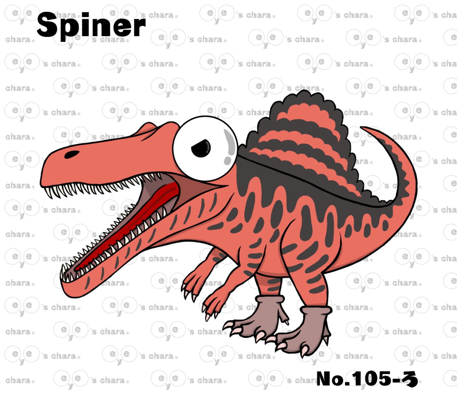 eye's chara No.105 【Spiner】 #1/88