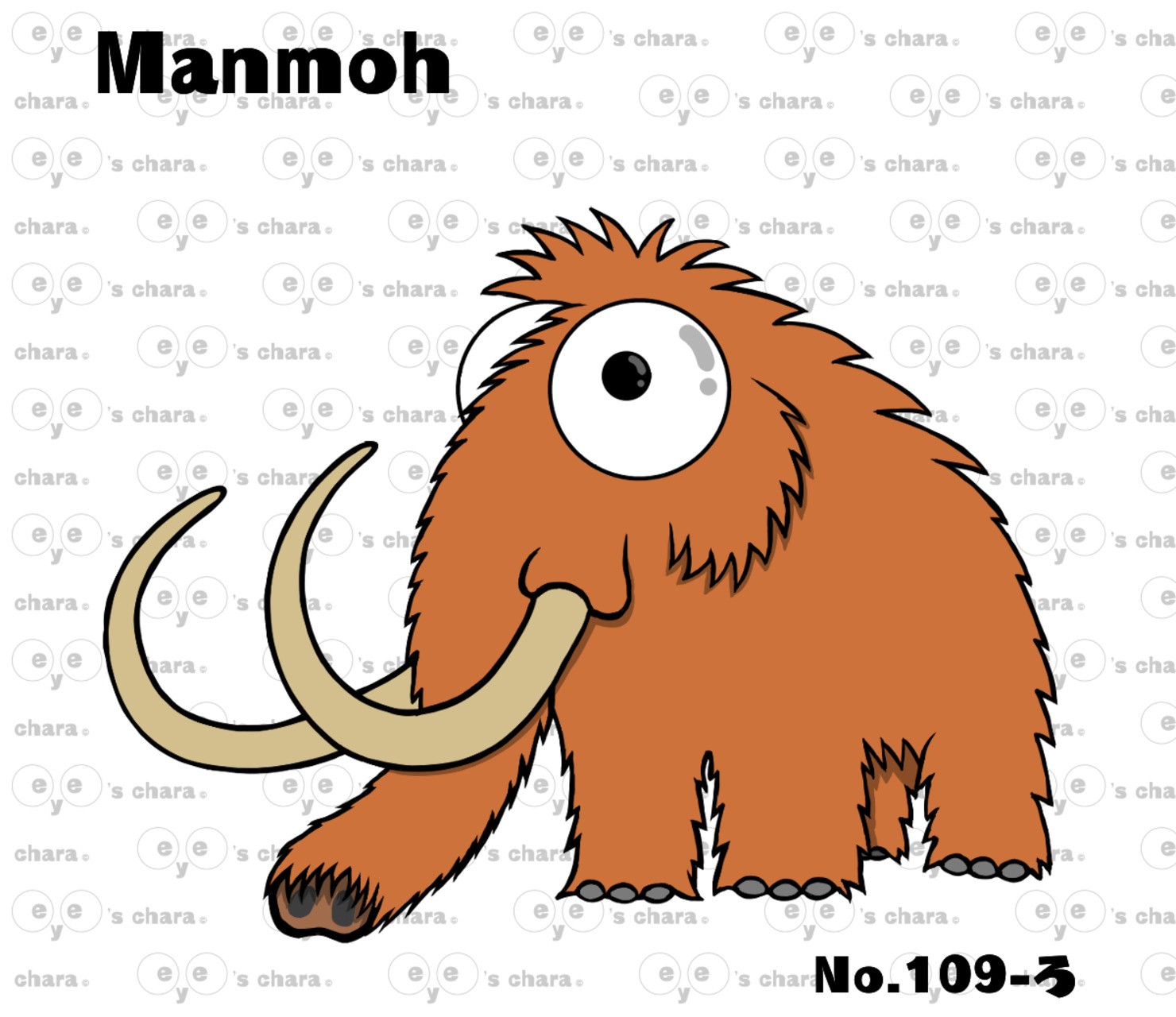 eye's chara No.109 【Manmoh】 #1/88