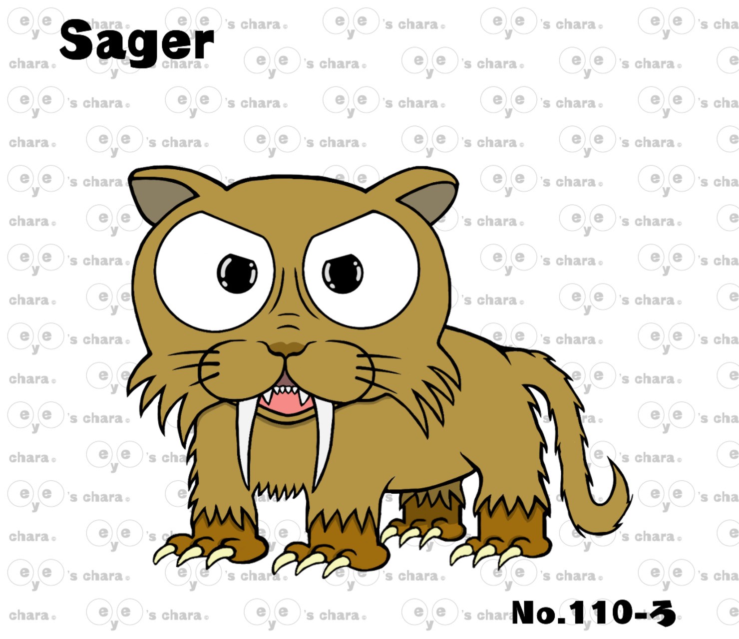  eye's chara No.110 【Sager】 #1/88