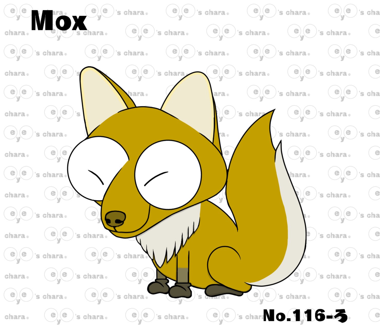 eye's chara No.116 【Mox】 #1/88