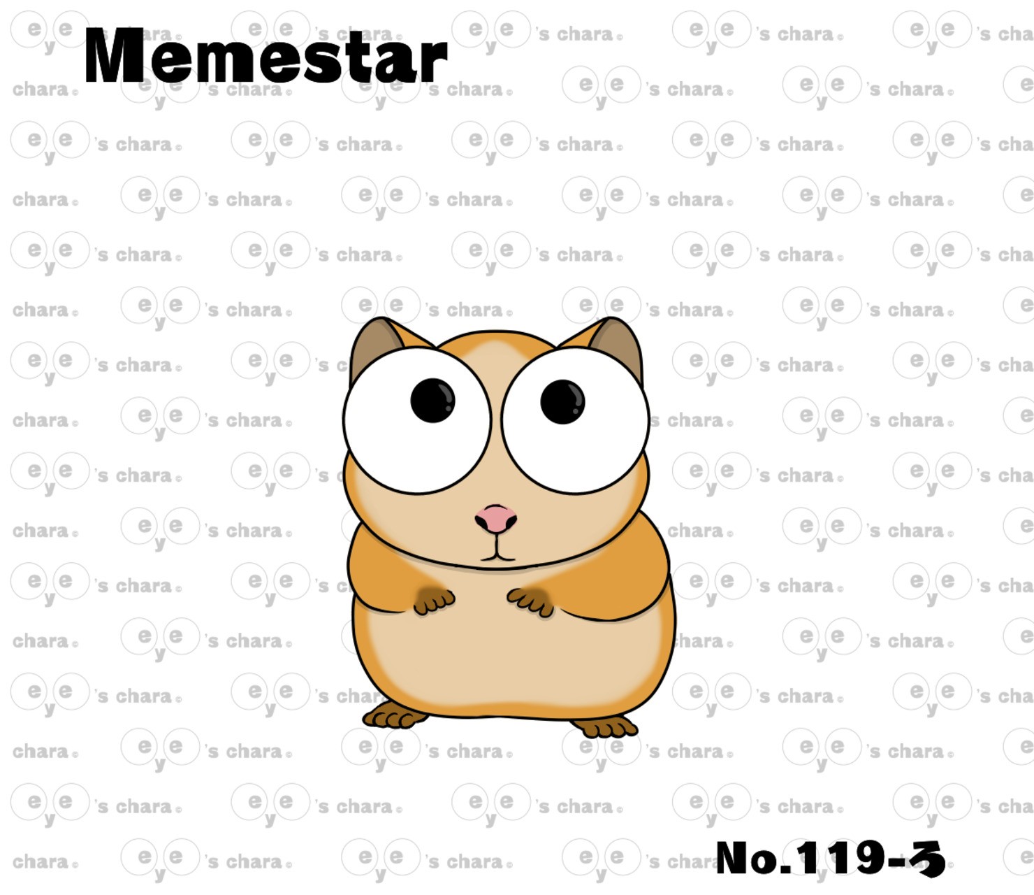eye's chara No.119 【Memestar】 #1/88
