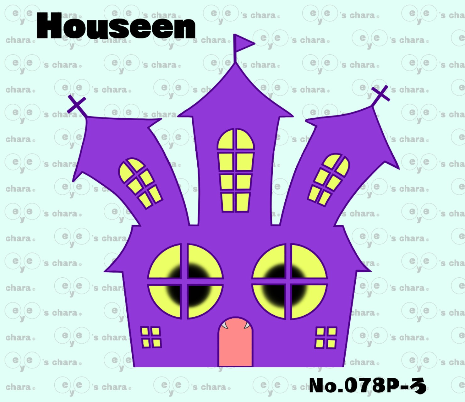 pop'n eye's chara No.078 【Houseeen】feat.Halloween #1/88