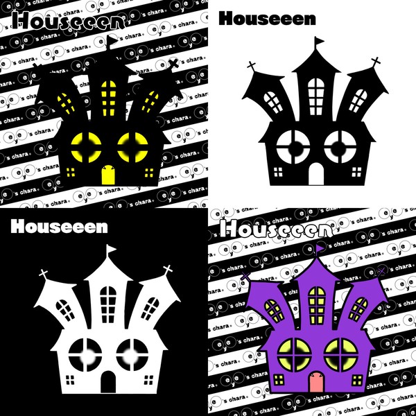 eye's chara Ver.10 B&W ism MIX No.078【Houseeen】feat.Halloween #1/99