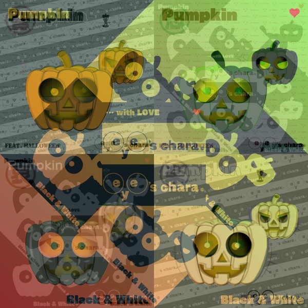 eye's chara Ver.11 Layer MIX No.070【Pumpkin】feat.Halloween #1/99