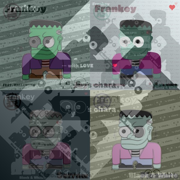 eye's chara Ver.11 Layer MIX No.073【Frankey】feat.Halloween #1/99