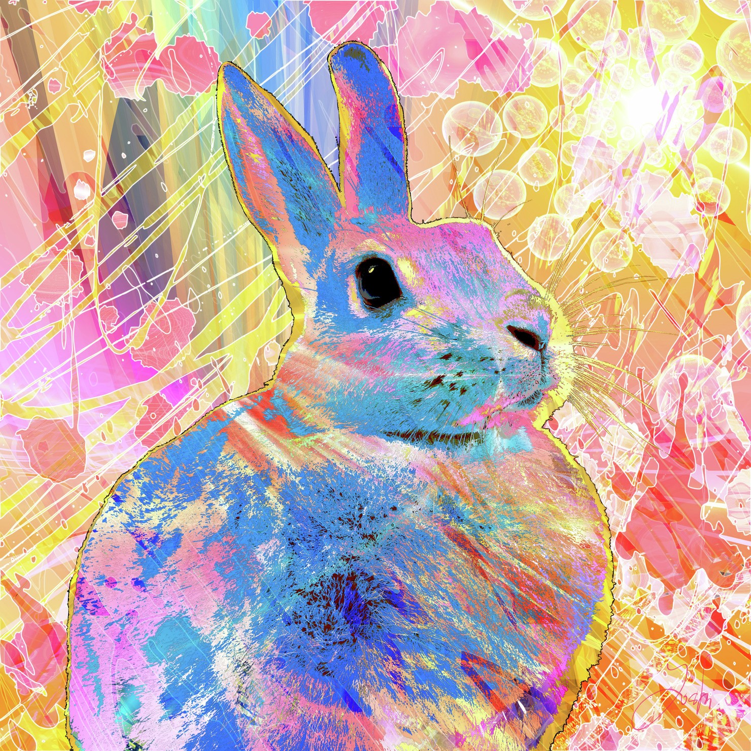 Abstract-world-014 Rabbit-NEO #2/3