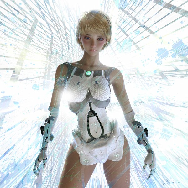 Layer-girl-015 サイバーパンク made in Japan White #3/5