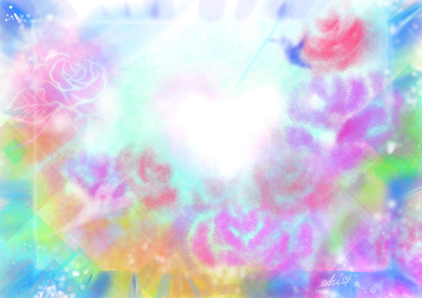 Crystal heart #1/5