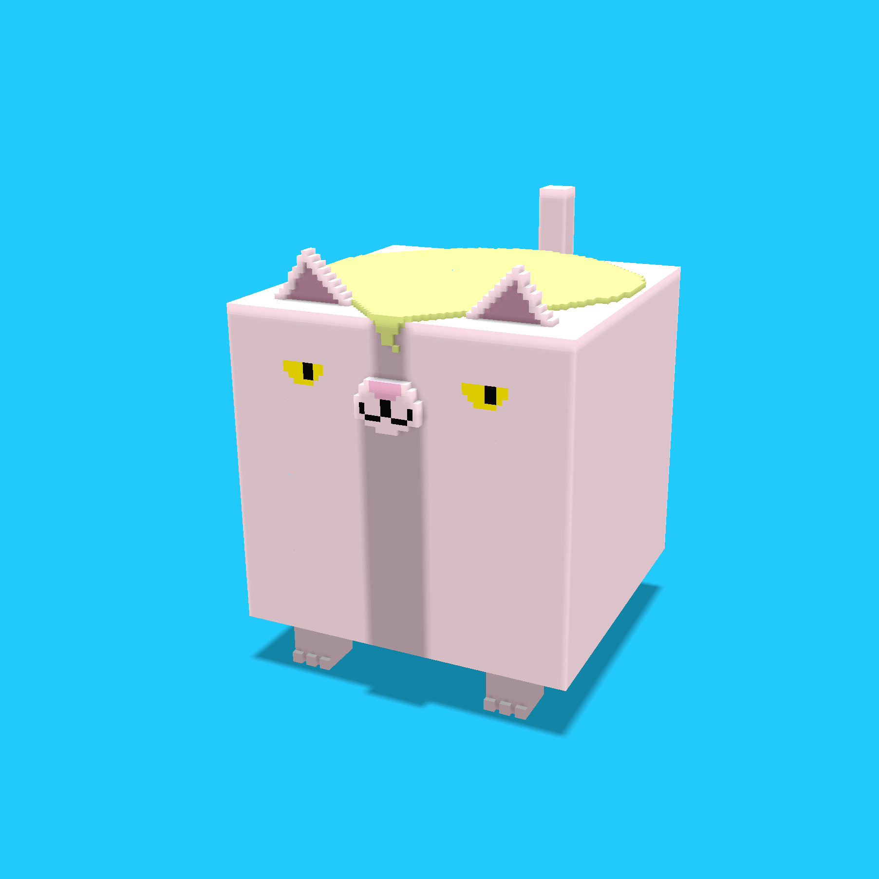 Voxel cat さくらもち
