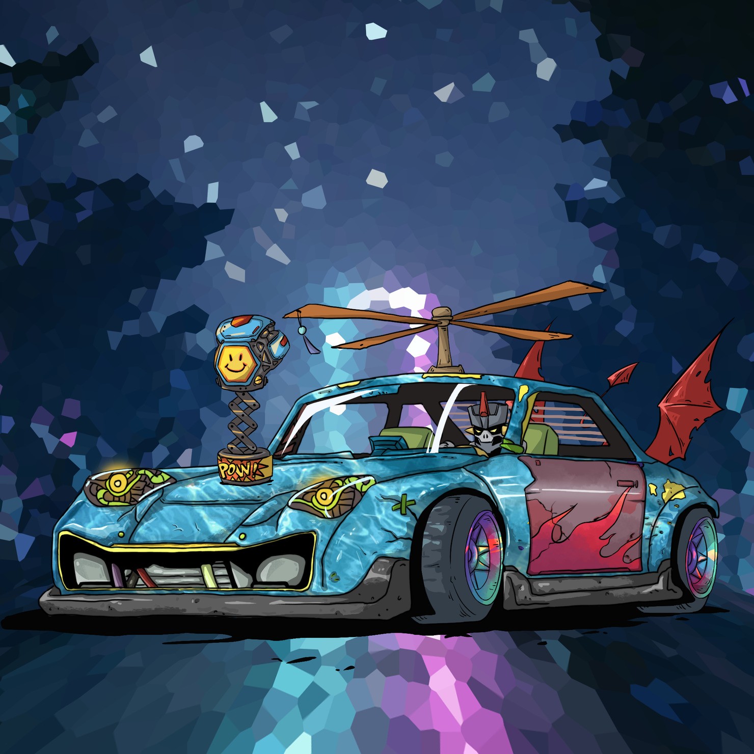#6012 TRサイバーパンクカー未来