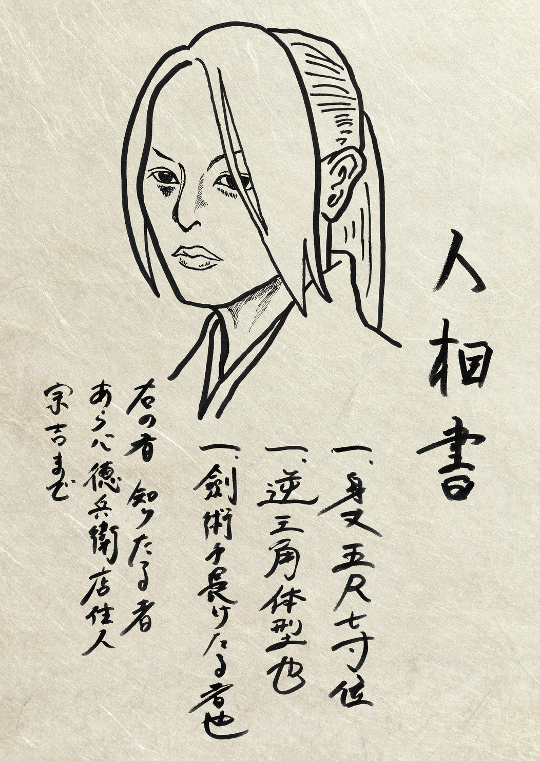 【漆黒天】宇内陽之介人相書　2022年9月2日配布 #1/1000