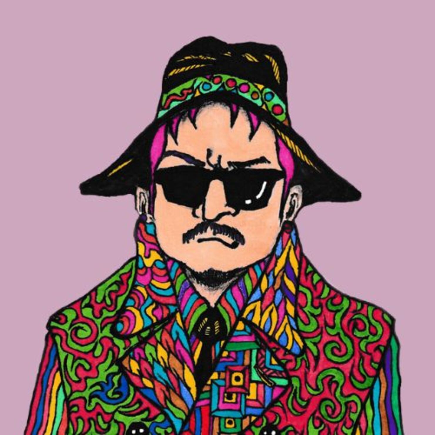 Dave#1 psychedelic suits